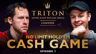 No Limit Holdem CASH GAME  Episode 1 - Triton Poke