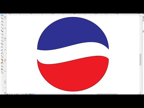 How to create Pepsi Logo in Corel Draw 6