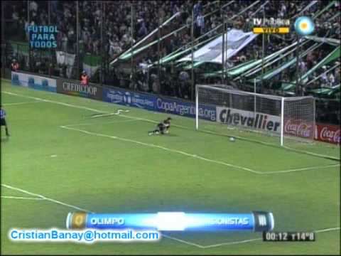 Olimpo 1 Excursionistas 1   (5-4) Copa Argentina 2011-12 Los Penales