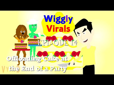 Wiggly Virals Episode 14 - Offloading Cake at the End of Party | WigglesWorld 2000