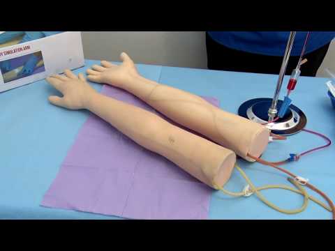 Setting up The Apprentice Doctor® Phlebotomy and IV Skills Training Arm