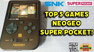 Top 5 Games On The NeoGeo Super Pocket!