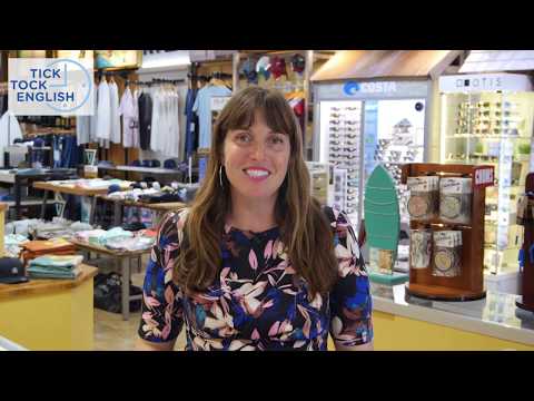 Practice English Vocabulary for Retail:  Parts of a Store