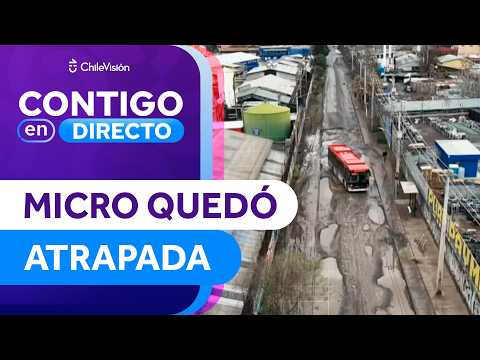 CON GRAN DETERIORO: Calle de Estación Central se encontraría llena de hoyos  - Contigo En Directo