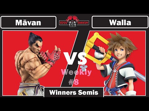 AGW #8 Winners Semis - Māvan (Kazuya) Vs. Walla (Sora) SSBU Smash Ultimate Tournament