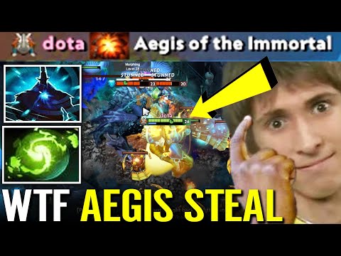 WTF DENDI Double RP AEGIS Steal AGAIN!!? Magnus Refesher Orb GOD Carry Mid Build Dota 2 Pro Gameplay