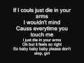 Justin Bieber- Die in Your Arms (Karaoke) 