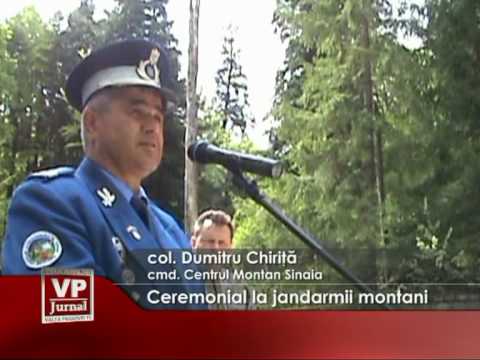 Ceremonial la jandarmii montani