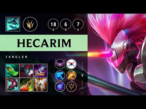 Hecarim Jungle vs Shaco - KR Master Patch 25.14