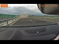 Bus Tire Blowing 120 Km H A10 Highway Near Aiud Romania 15 05 2023