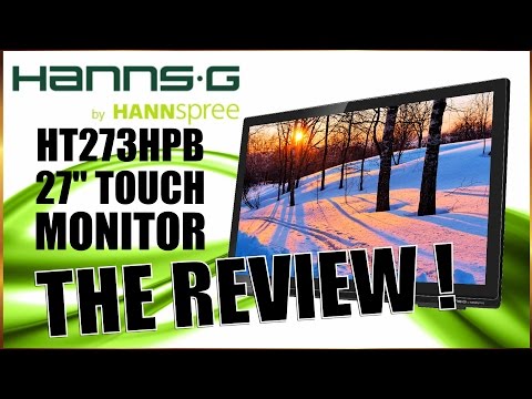 Monitorius Hannspree HT 248 PPB 60,5 cm (23.8") 1920 x 1080 pikseliai Juoda „Multi-touch“ Stalo paviršius video