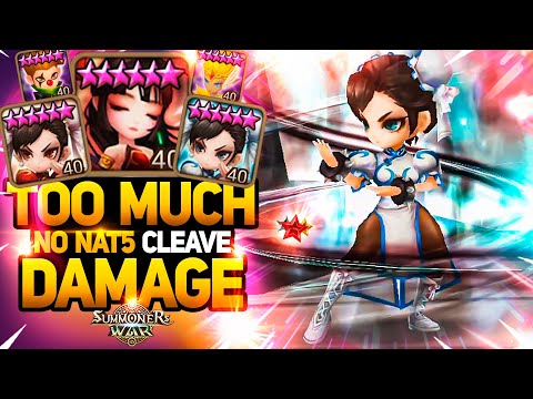 CRAZY DAMAGE CLEAVE with HONGYEON and FRIENDS - Summoners War