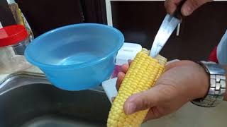 How To Remove Corn Kernels Off The Cob Manually Without Damaging Them