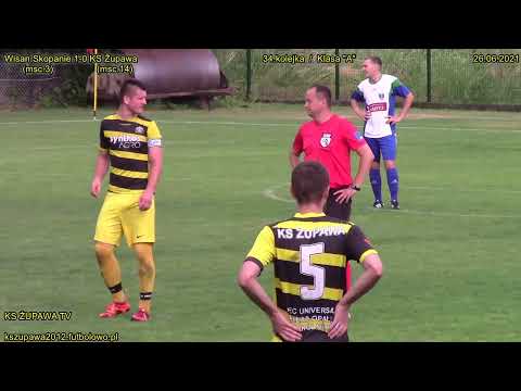 Skrót meczu: Wisan Skopanie - KS Żupawa (26.06.2021) Klasa "A"