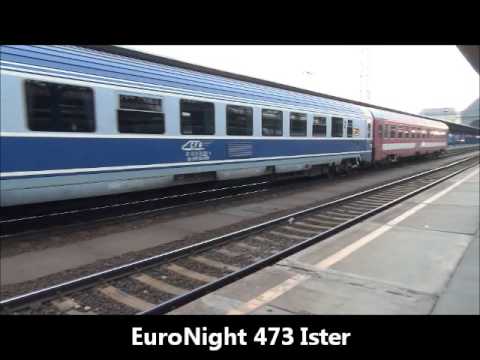 Budapest Keleti, EuroNight Wiener Walzer nach Zürich HB, EuroNight Ister pînă la București