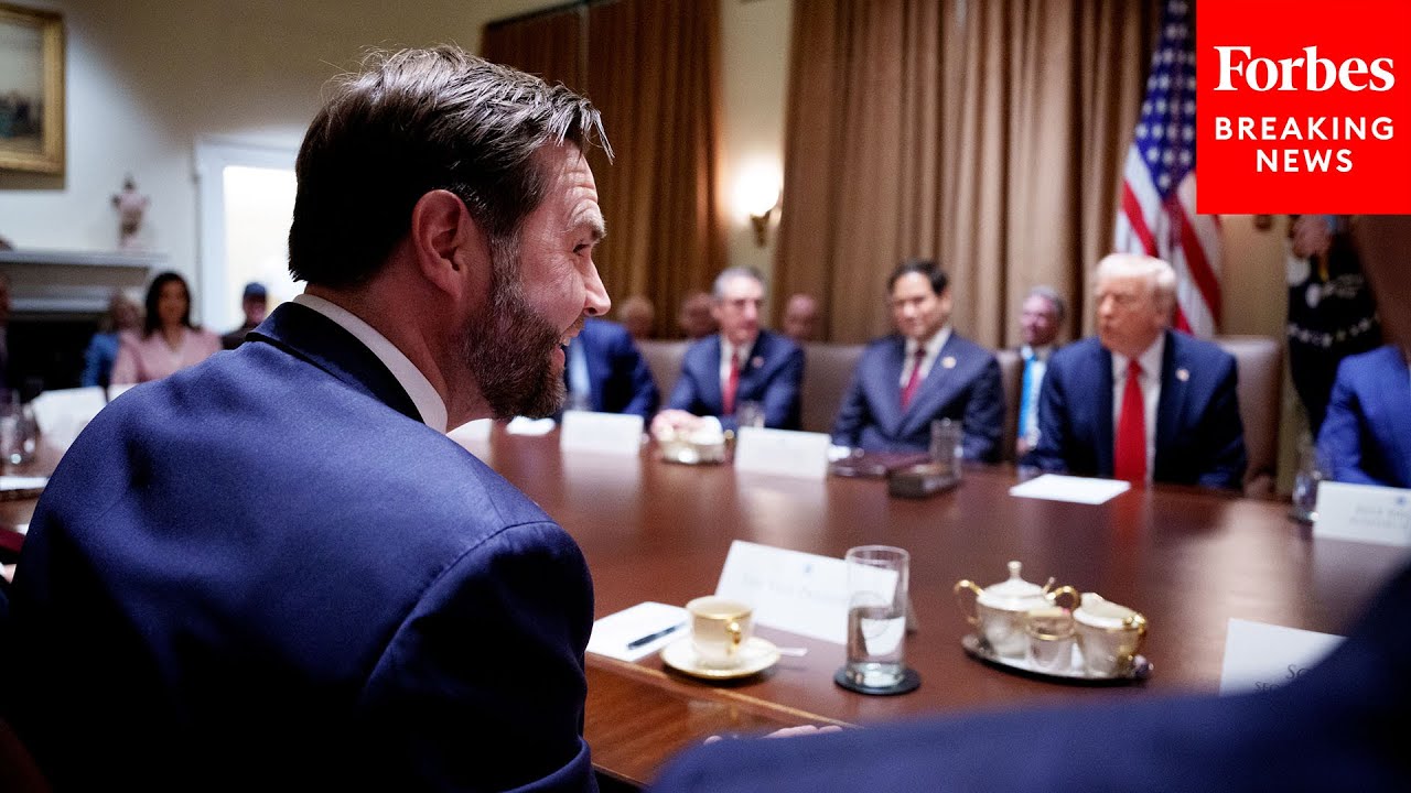 JD Vance Rips Media For Response To Trump 'Diplomacy' At Cabinet Meeting