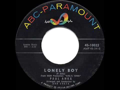 1959 HITS ARCHIVE  Lonely Boy   Paul Anka a #1 record