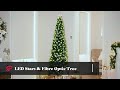 LED Stars Fibre Optic Tree