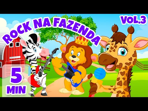 Rock na Fazenda Vol.3 - Giramille 5 min | Desenho Animado Musical