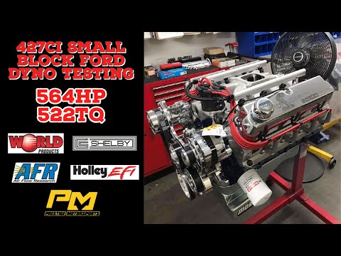 Alex's 427ci Small Block Ford Dyno Testing at Prestige Motorsports - 564HP 522TQ