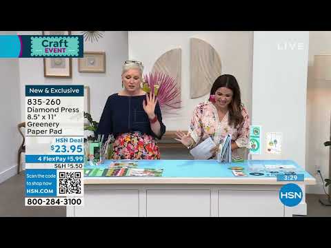 HSN | Diamond Press Crafts 05.09.2023 - 06 PM