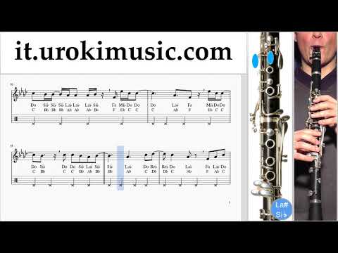Corso di Clarinetto Demi Lovato - Tell Me You Love Me Tablature Tab Parte#2 um-i276