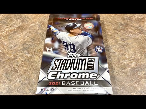 NEW RELEASE!  2021 TOPPS STADIUM CLUB CHROME!