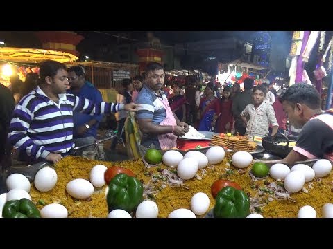 Fast Food King Mughlai Paratha @ 50 rs | Chandannagar Jagadhatri Puja 2018 Video