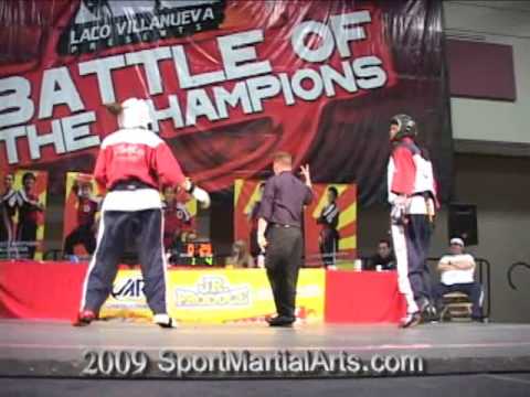 Cynthia Arceo Vs. Regina Thompson - Women's Sparring Grands - Battle Of The Champions 2009