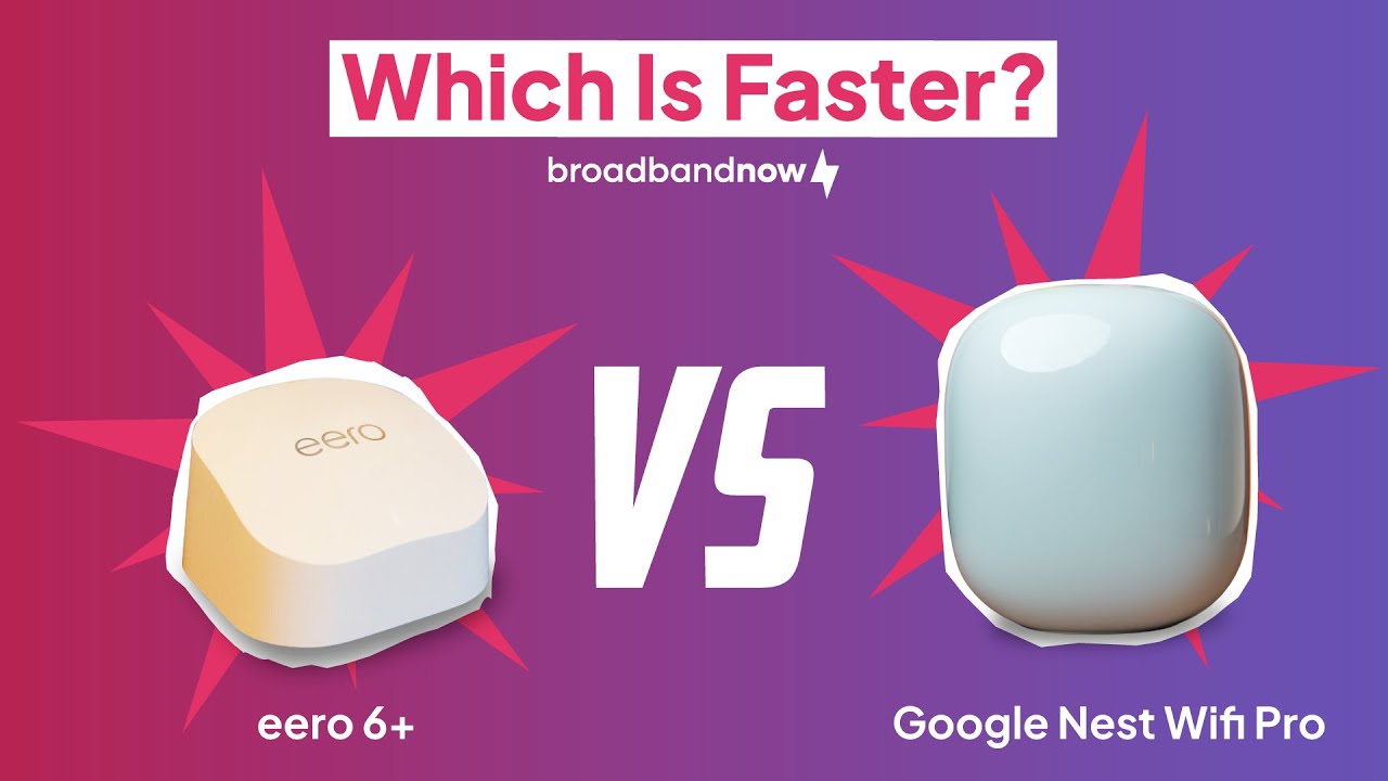 Wifi Router Mesh System Shootout: eero 6+ vs. Google Nest Wifi Pro
