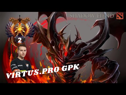 VP.Gpk Shadow Fiend -Midlane- Dota 2 Pros Gameplay