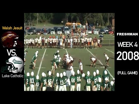 Freshman - Walsh Jesuit Warriors vs. Lake Catholic Cougars - 2008 Ohio H.S. Football (FULL GAME)
