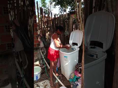 lavando louça logo depois fui tirar a roupa do tanque #Timbiras #Maranhão