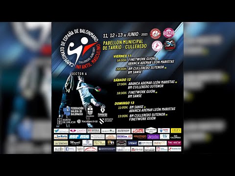 CAMPEONATO ESPAÑA BALONMANO | VIERNES | BM CULLEREDO SUTENOR vs BALONMANO SANSE