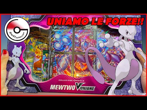 Apro la Collezione di MEWTWO V UNIONE con Lucrezia!!  |  Unboxing Pokémon!