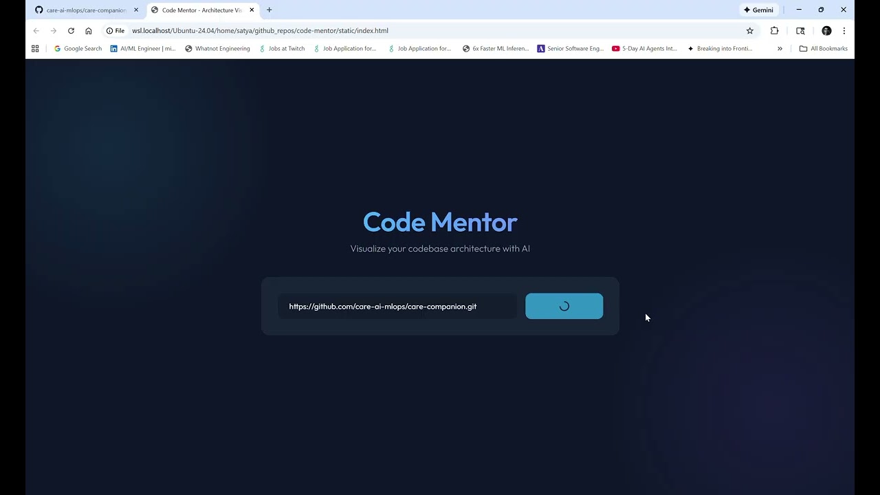 Code-Mentor project preview