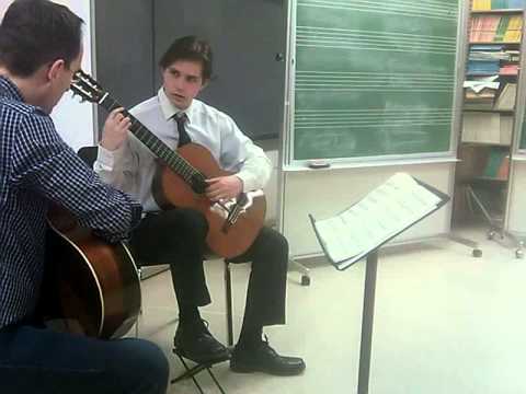 Denis Azabagic teaches Choros No  1 by H  Villa Lobos