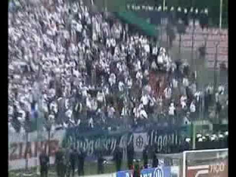 Widzew Łódz vs. Łks Łódz 2005 Awantura na trybunach