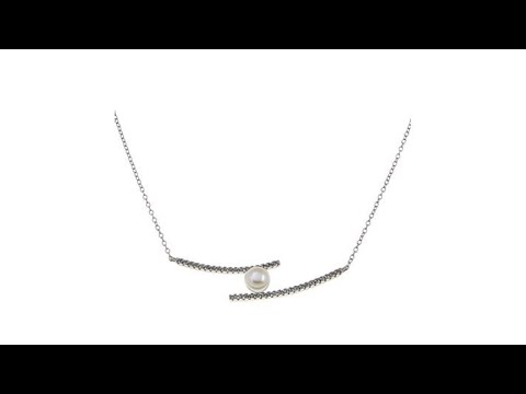 Imperial Pearls 6.57mm Cultured Pearl Bypass Necklace