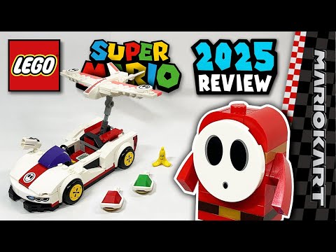 LEGO Super Mario Kart Shy Guy & P-Wing (72045) - 2025 Set Review