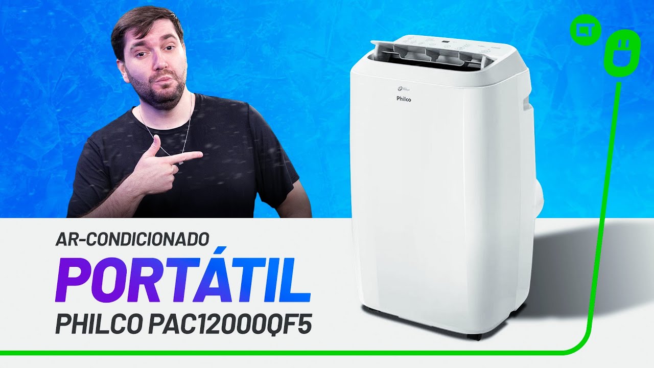 Miniatura da avaliação em vídeo de Ar Condicionado Portátil Philco 10.000 BTUs PAC10QN 127V