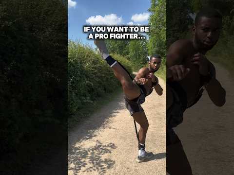 If you want to be a pro fighter, watch this.