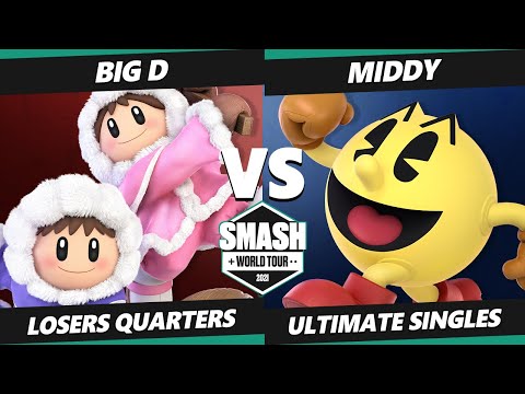 SWT NA Northwest Online Losers Quarters - Big D (Ice Climbers) Vs. Middy (Pac-Man) SSBU Ultimate