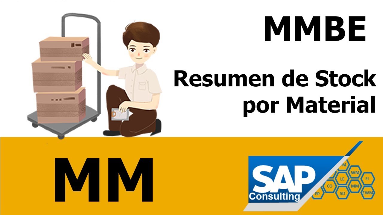SAP MM - MMBE Resumen de Stock por Material ✅ (English su
btitles)