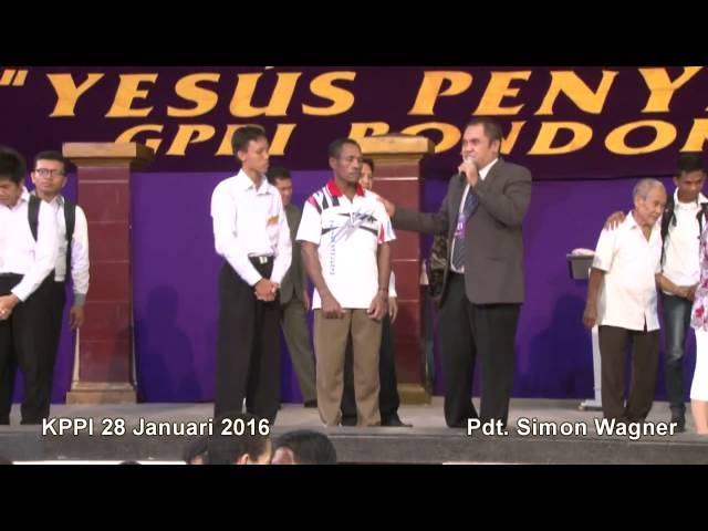 Simon Imbiri Disembuhkan dari Sakit Paru paru (KPPI 28 Januari 2016) HEALING MIRACLE STORY