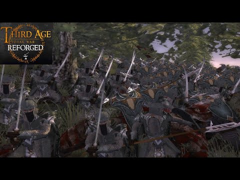 DEFENCE OF THRANDUILS HALLS (Siege Battle) - Third Age: Total War (Reforged)