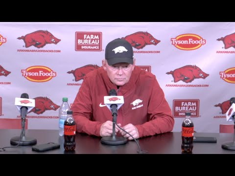 Arkansas Bobby Petrino Postgame Press Conference – Auburn 33, Arkansas 24