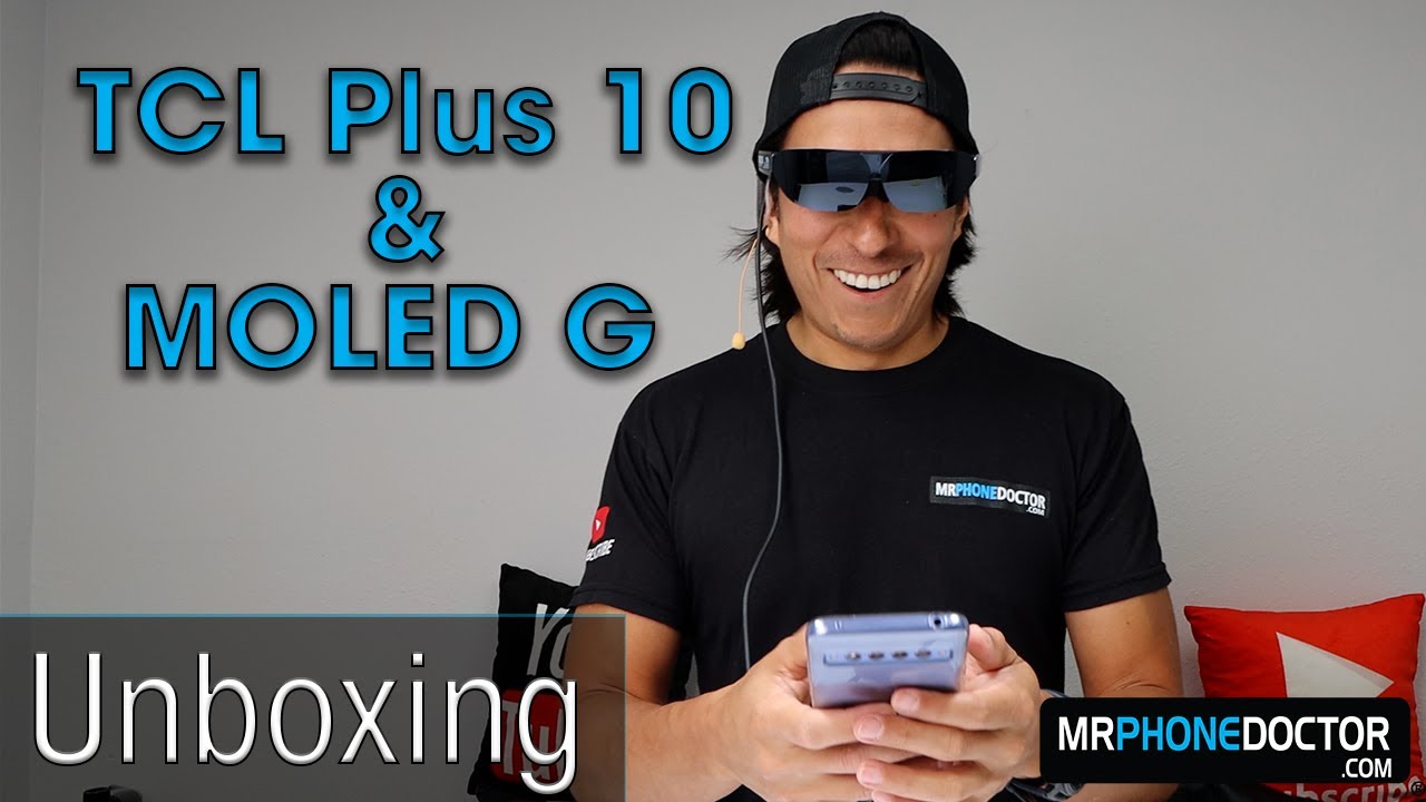 MOLED G VR Glasses & TCL 10 Plus Unboxing with First Time Impression