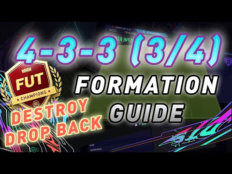 4-3-3 BEAT DROP BACK GUIDE!!! - BEST FORMATION + CUSTOM TACTICS TUTORIAL META INSTRUCTIONS #FIFA21