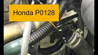 How To Fix Honda P0128 Code thermostat coolant temperature below thermostat regulating temperature